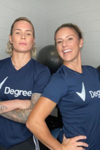 Ali Krieger and Ashlyn Harris