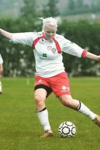 Arna Asgrimsdottir soccer girl